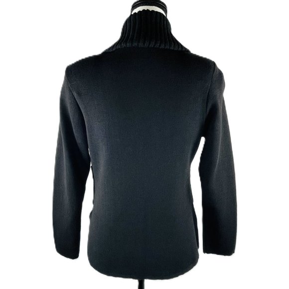 Alejandra Iglesias Black Leather Jacket, Small – Rare Find - Picture 2 of 5